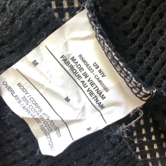 Nike Racerback Mesh Logo Tank Top in Black Women’s Size M - Picture 6 of 7